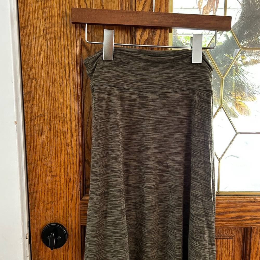 Elegant Olive Green Women's Skirt